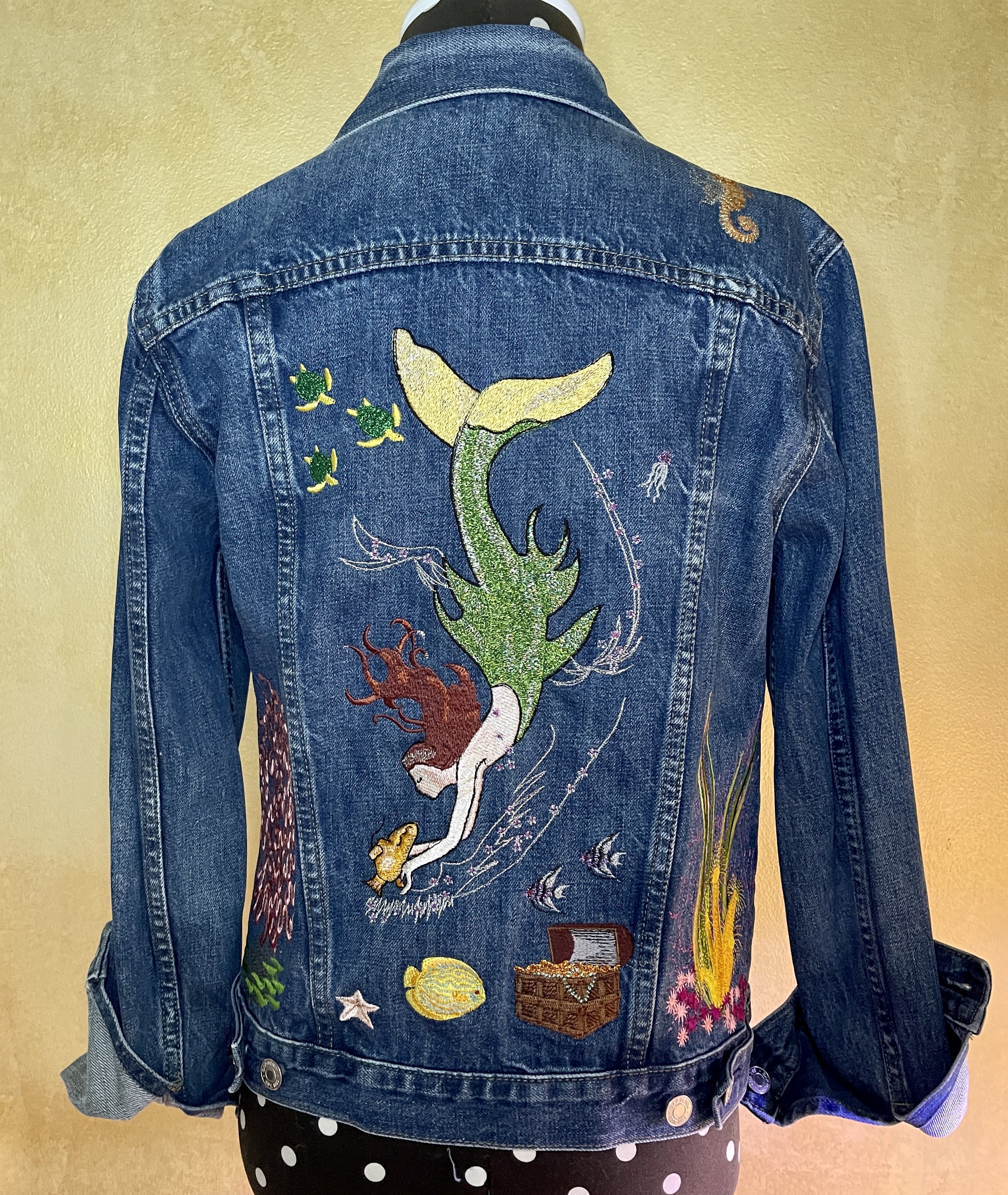 Embroidered Denim — Sew Cheeky & The Hanky Shoppe