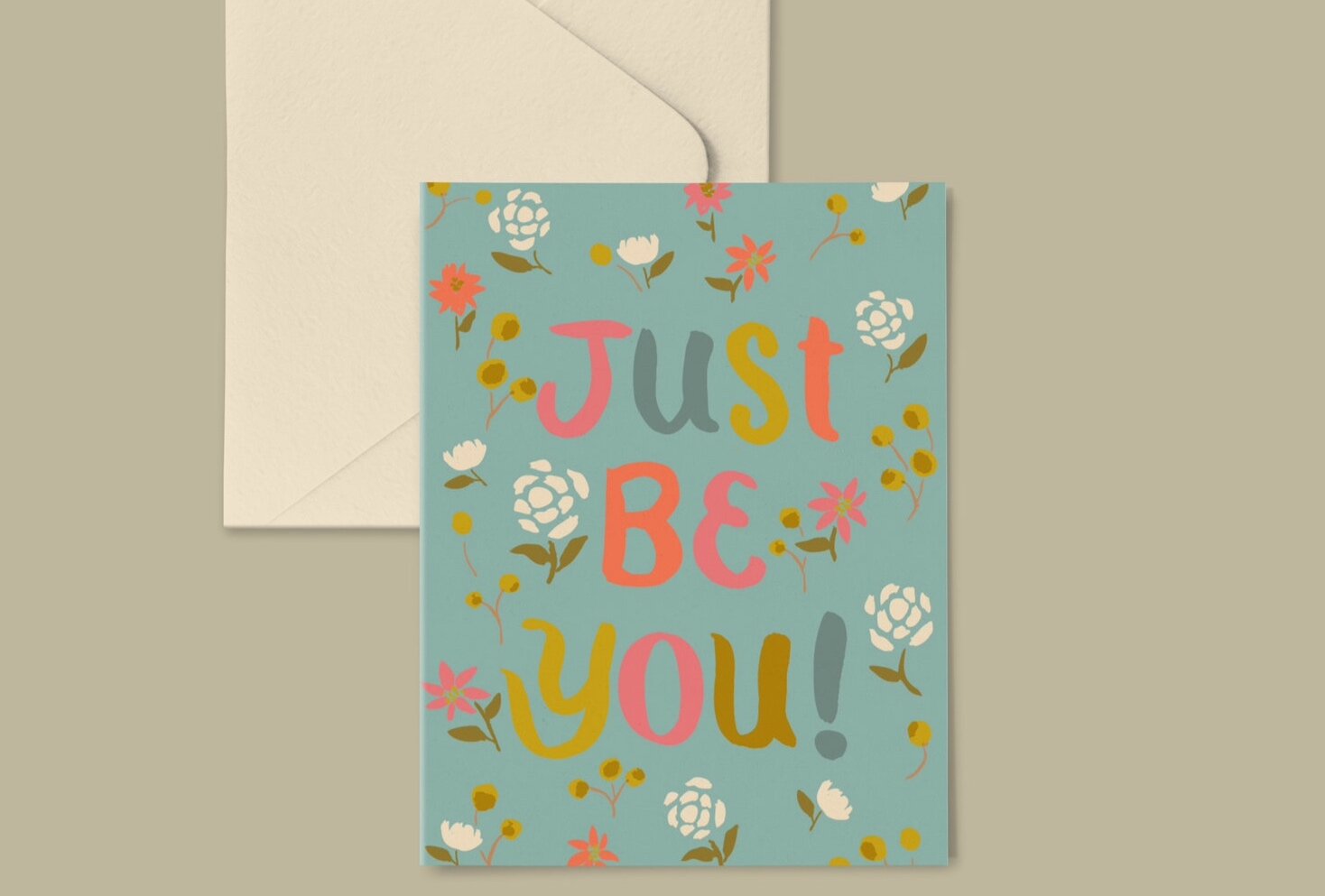 Just Be You card ©Monica Kane Design