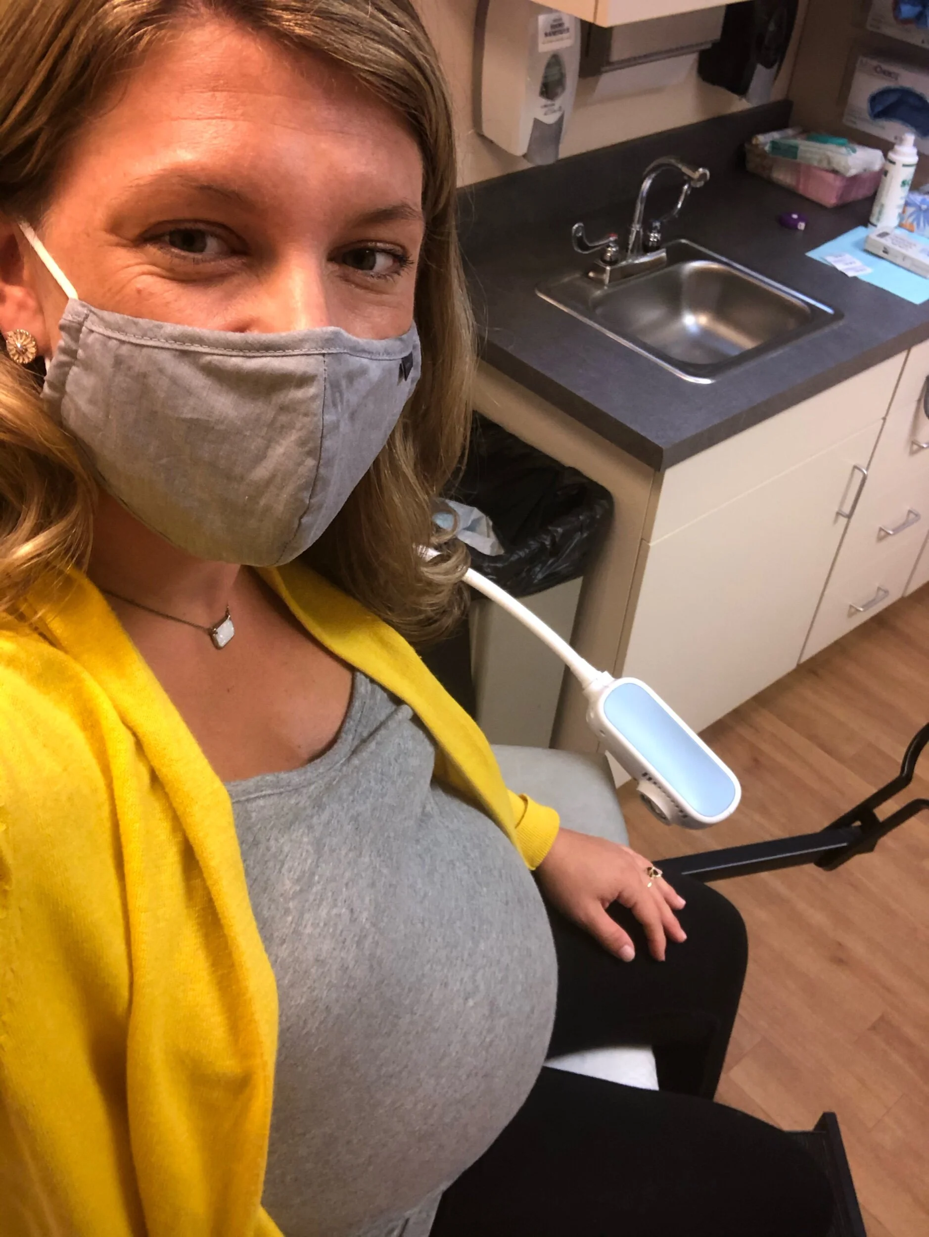 Pandemic pregnancy meant wearing a mask and going to appointments solo