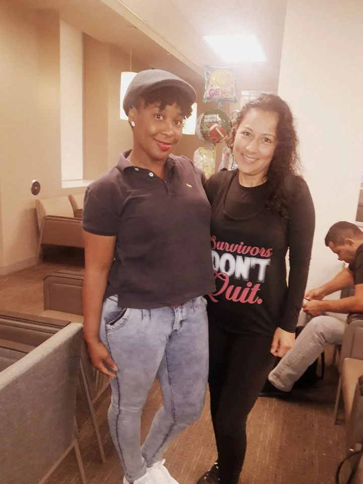 Hospital Visit With Breast Cancer Warrior