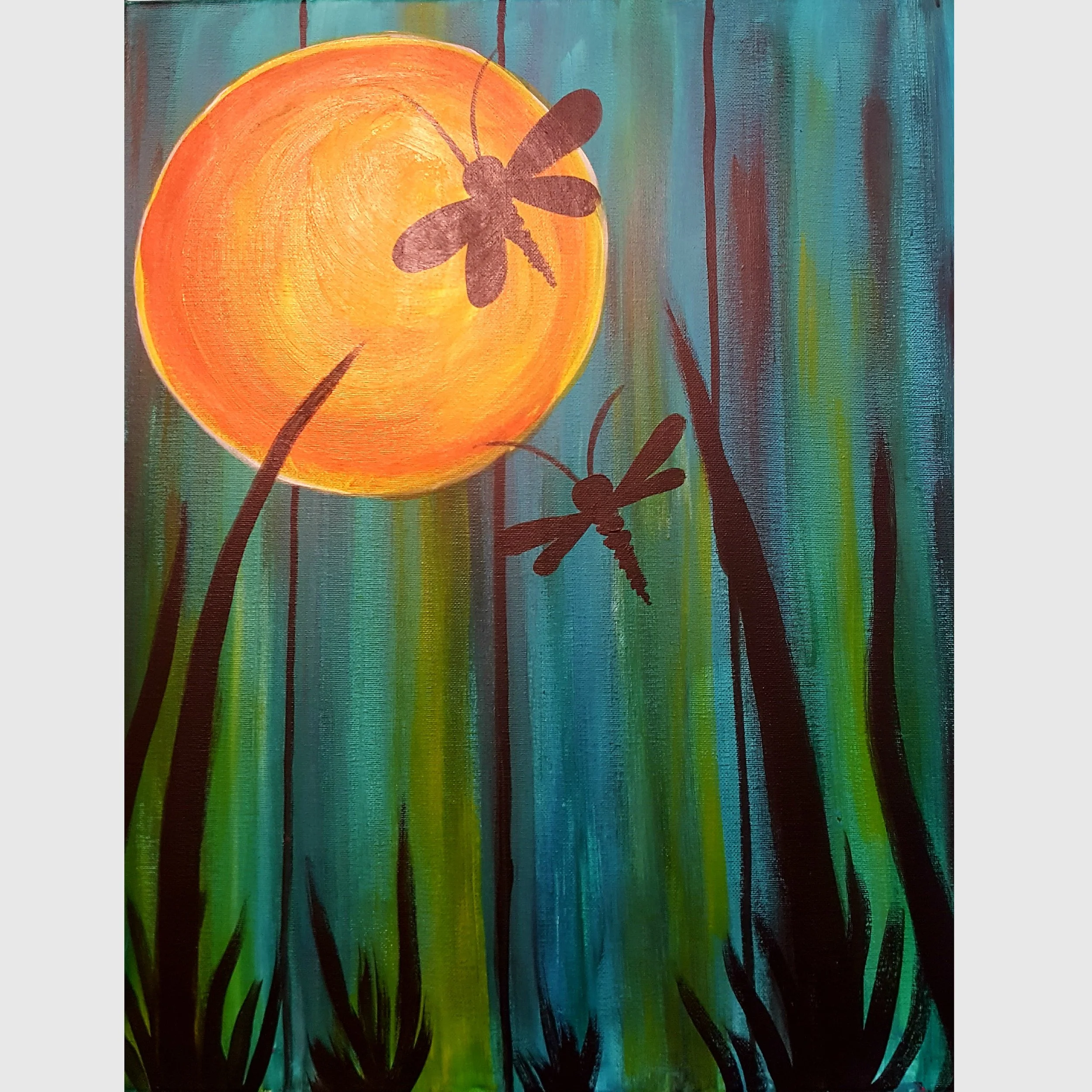 Dragonflies Paint-Night Event- Loxahatchee Studio