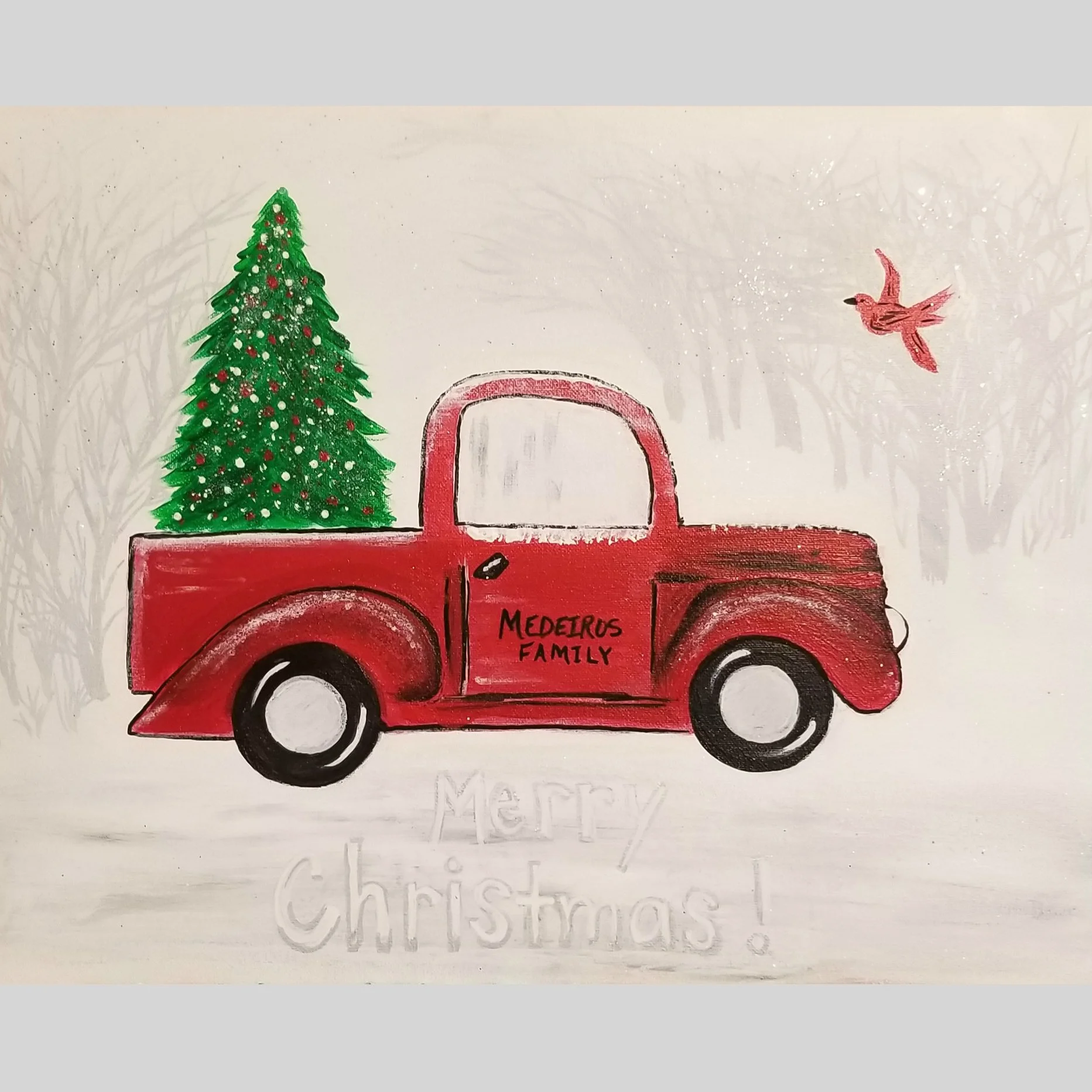Holiday Truck Paint-Night Event- Loxahatchee Studio
