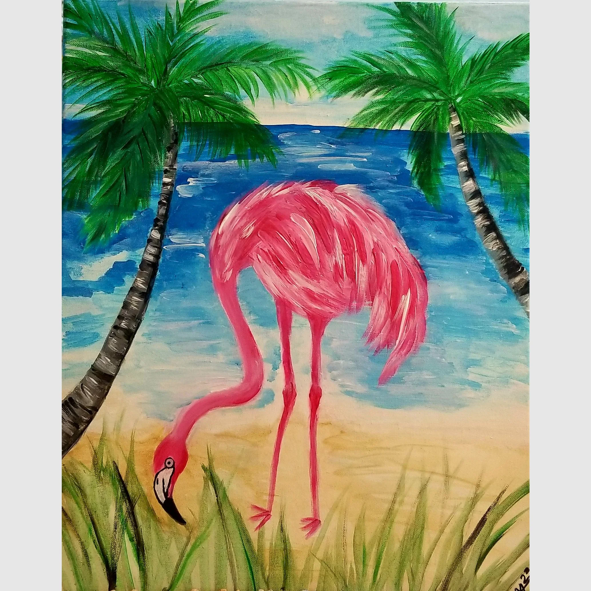 Flamingo Paint-Night Event- Loxahatchee Studio