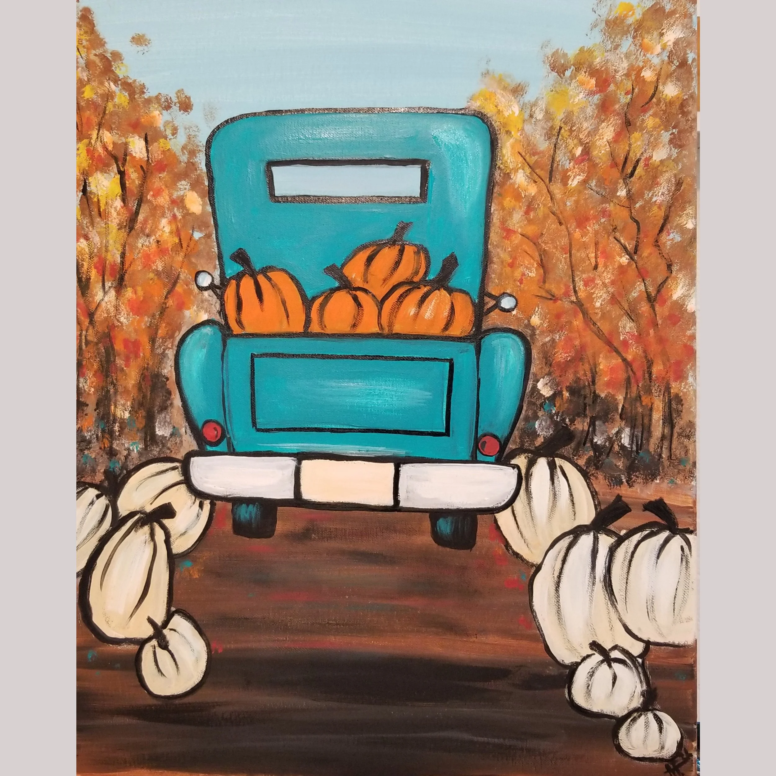 Fall Farm Truck Paint-Night Event- Loxahatchee Studio