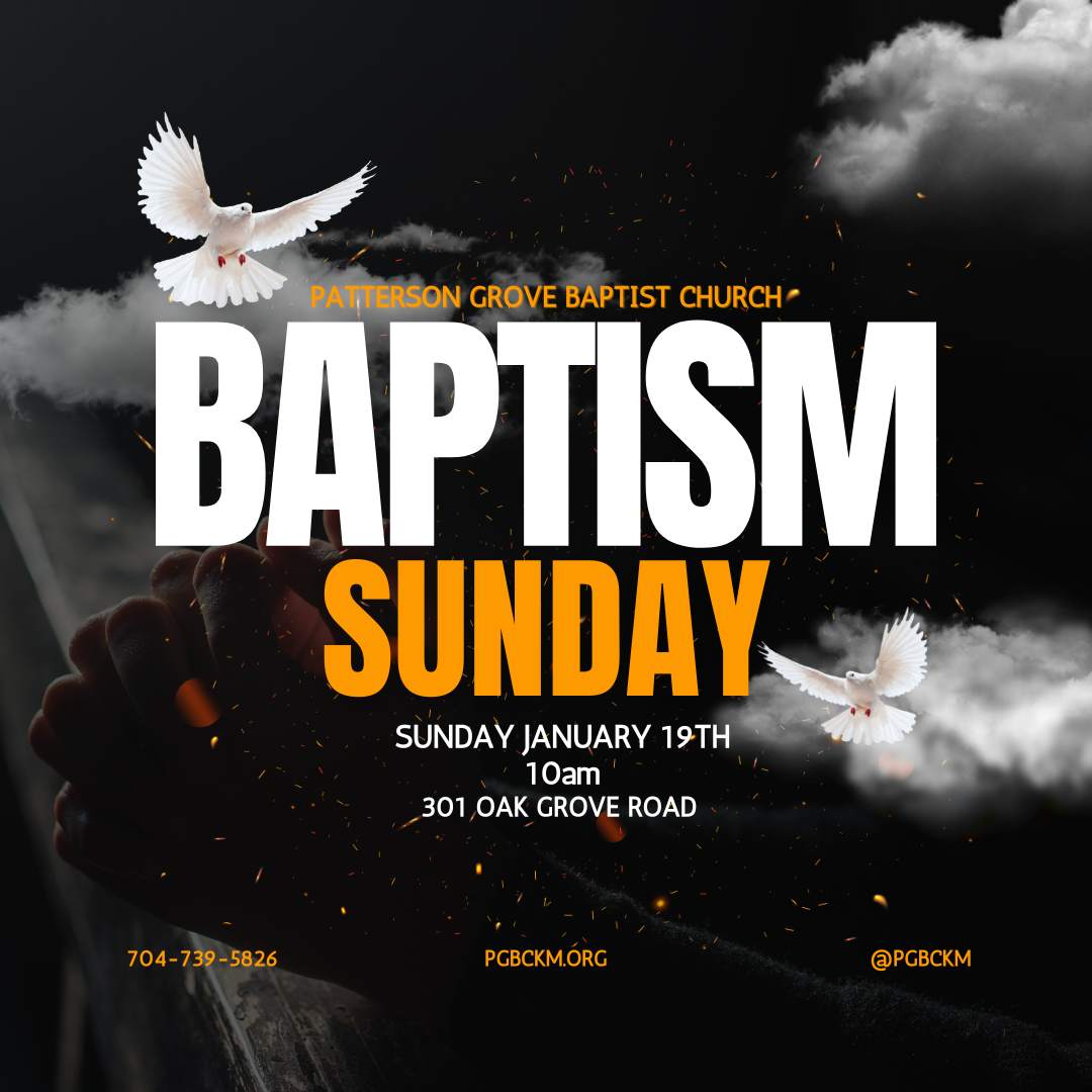 Baptism Sunday - January 19th, 2025