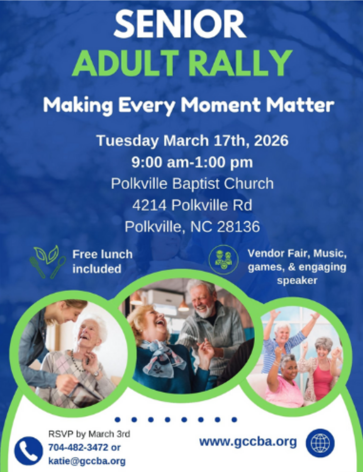 Senior Adult Rally with other Cleveland County Churches