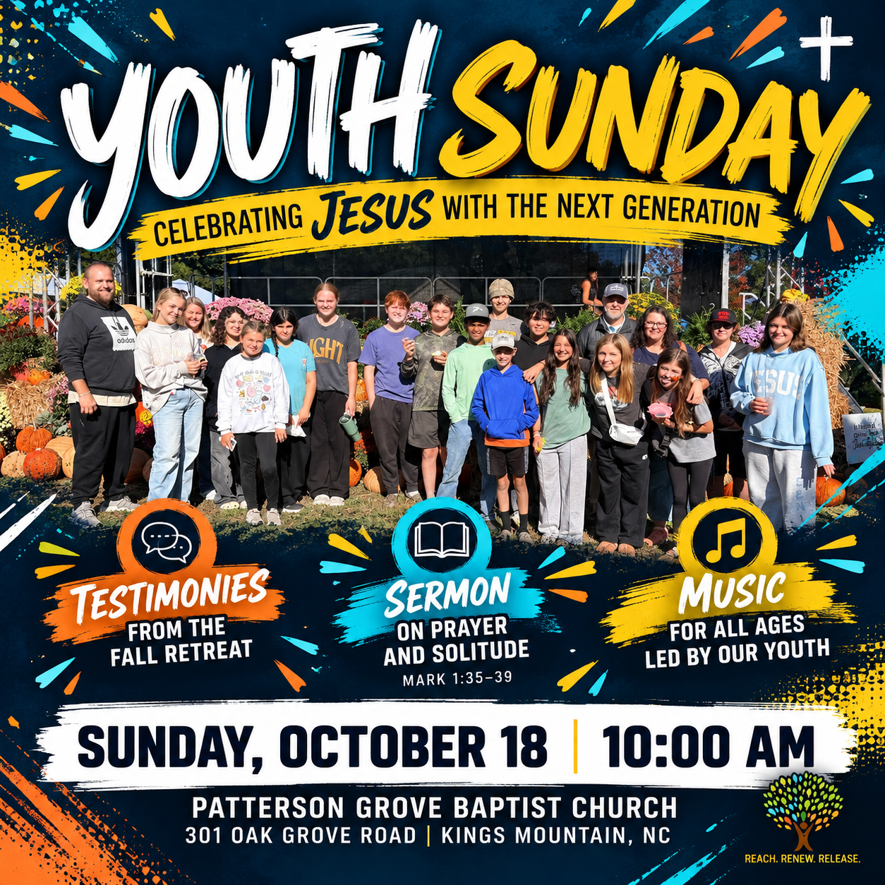  YOUTH SUNDAY AT PATTERSON GROVE! 🙌