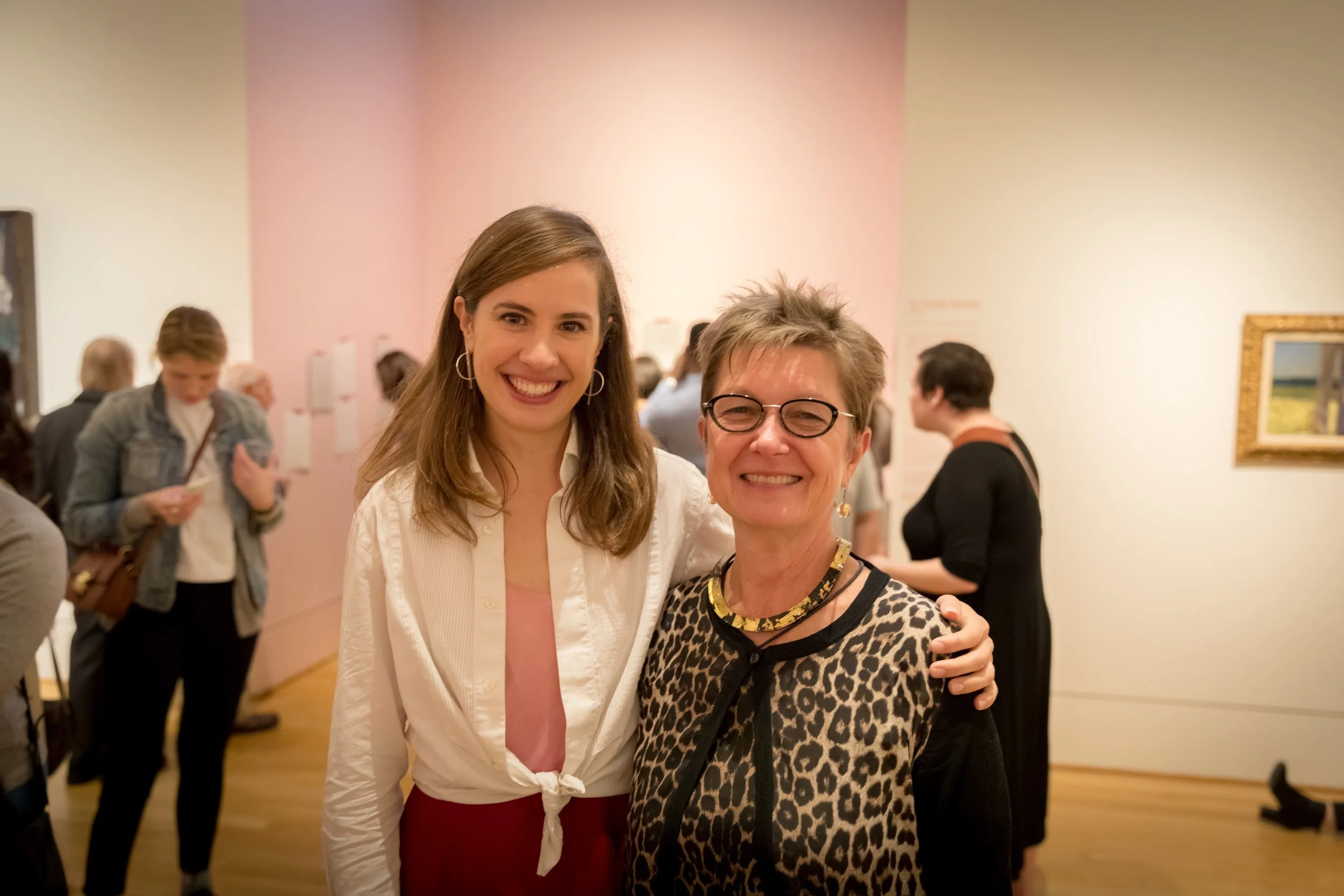Georgia Saxelby with Dorothy Kosinski, Director of The Phillips Collection | Photo Joe Gibson