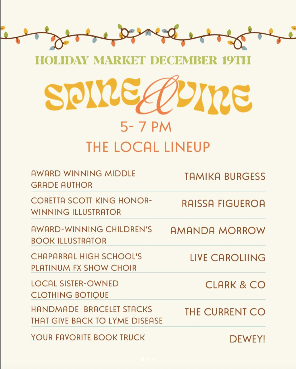 Spine and Vine Christmas Market