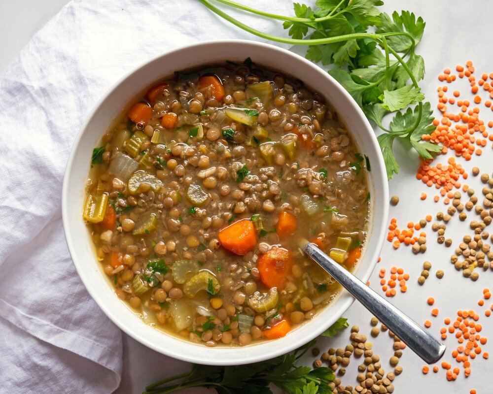Lentil Soup — The Yummy Vegan