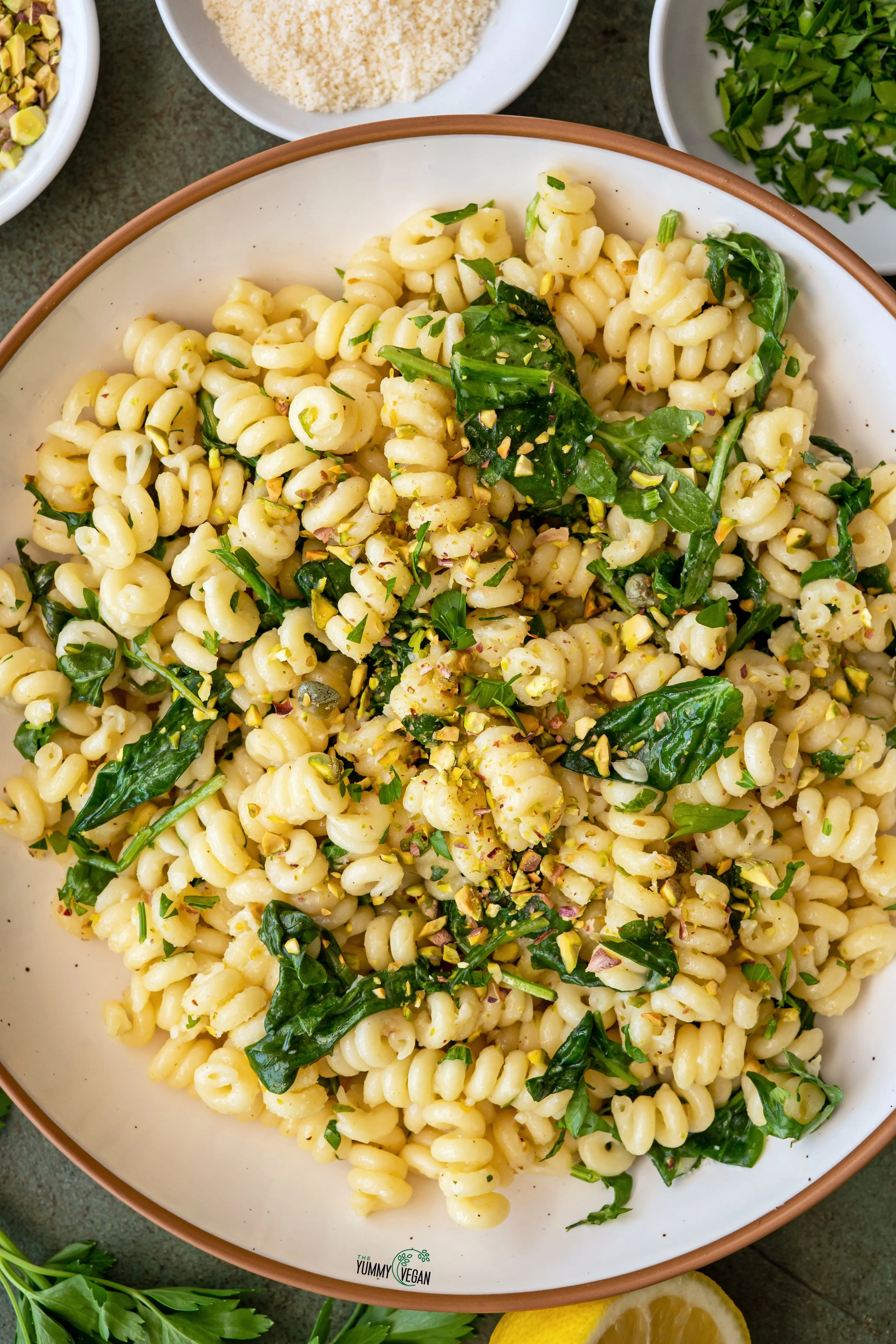 Pasta w/ Butter Garlic & Greens