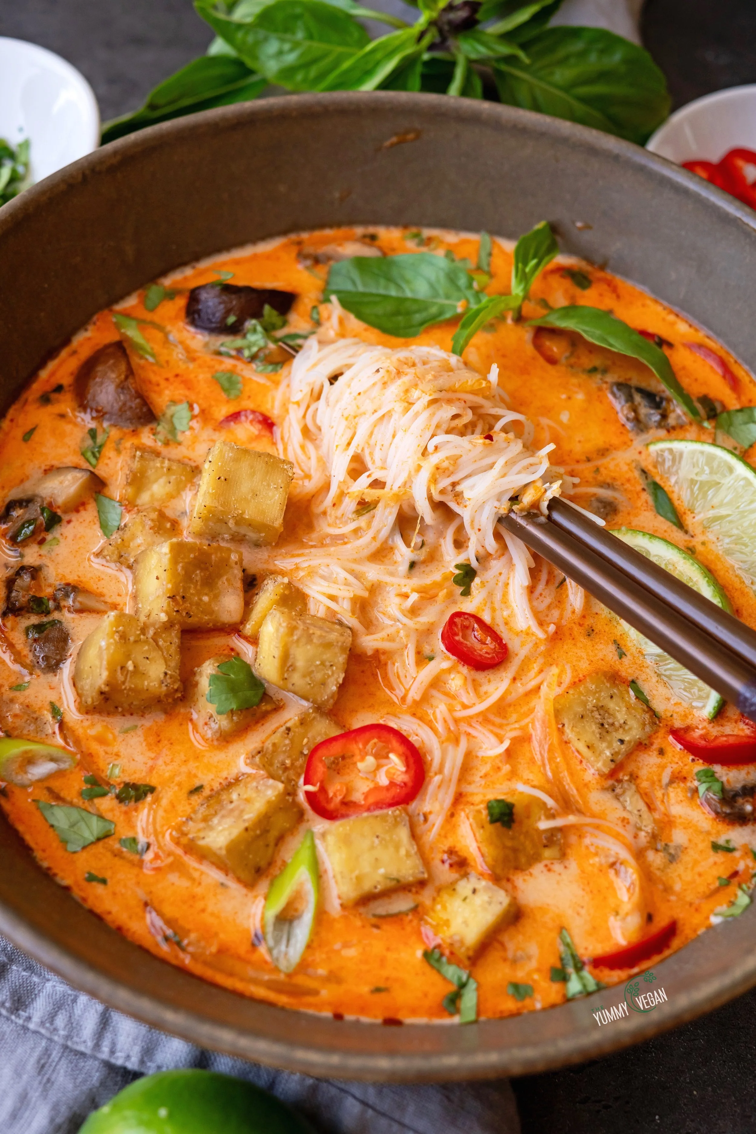 Thai Red Curry Noodle Soup