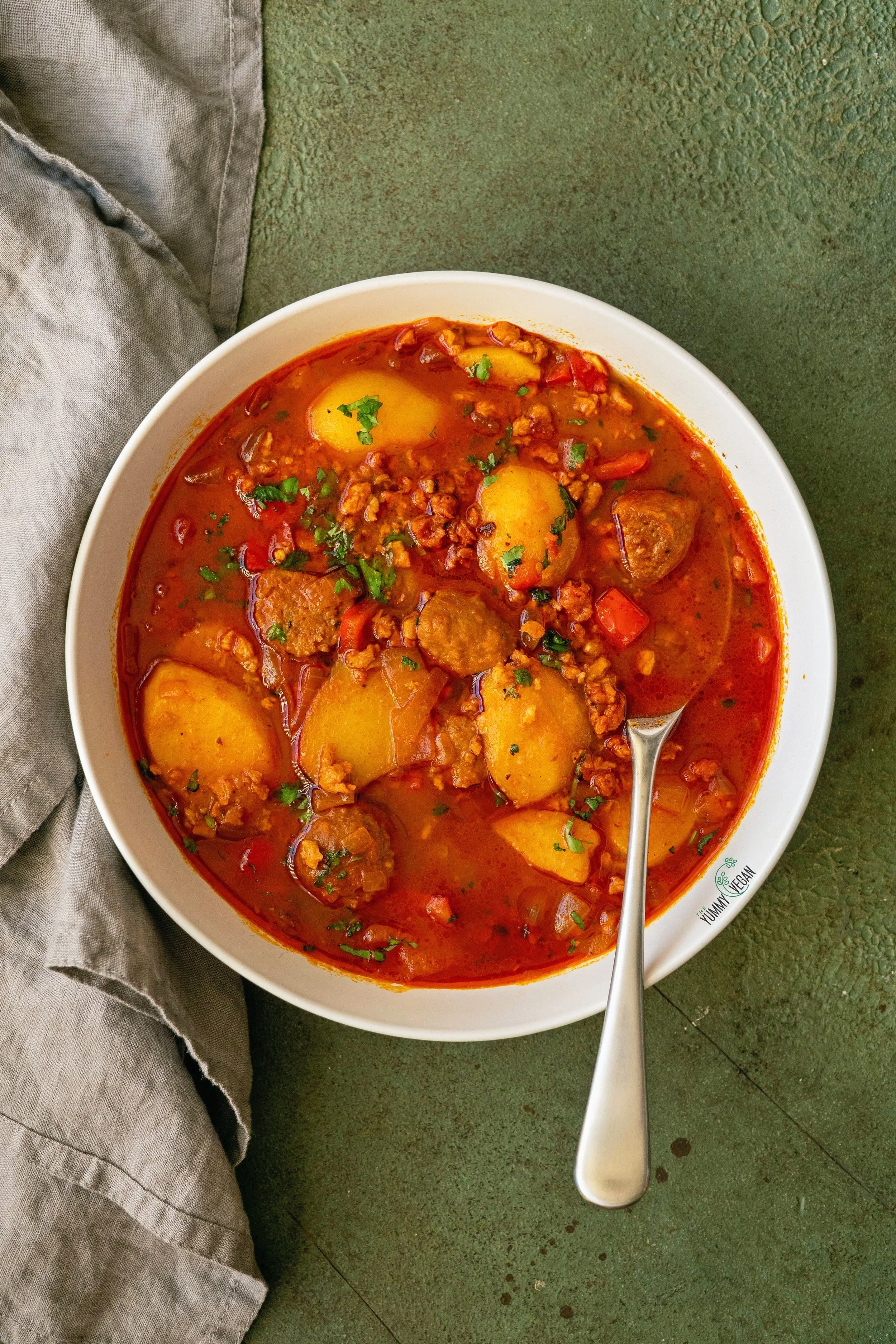Spanish Style Potato &amp; Chorizo Soup