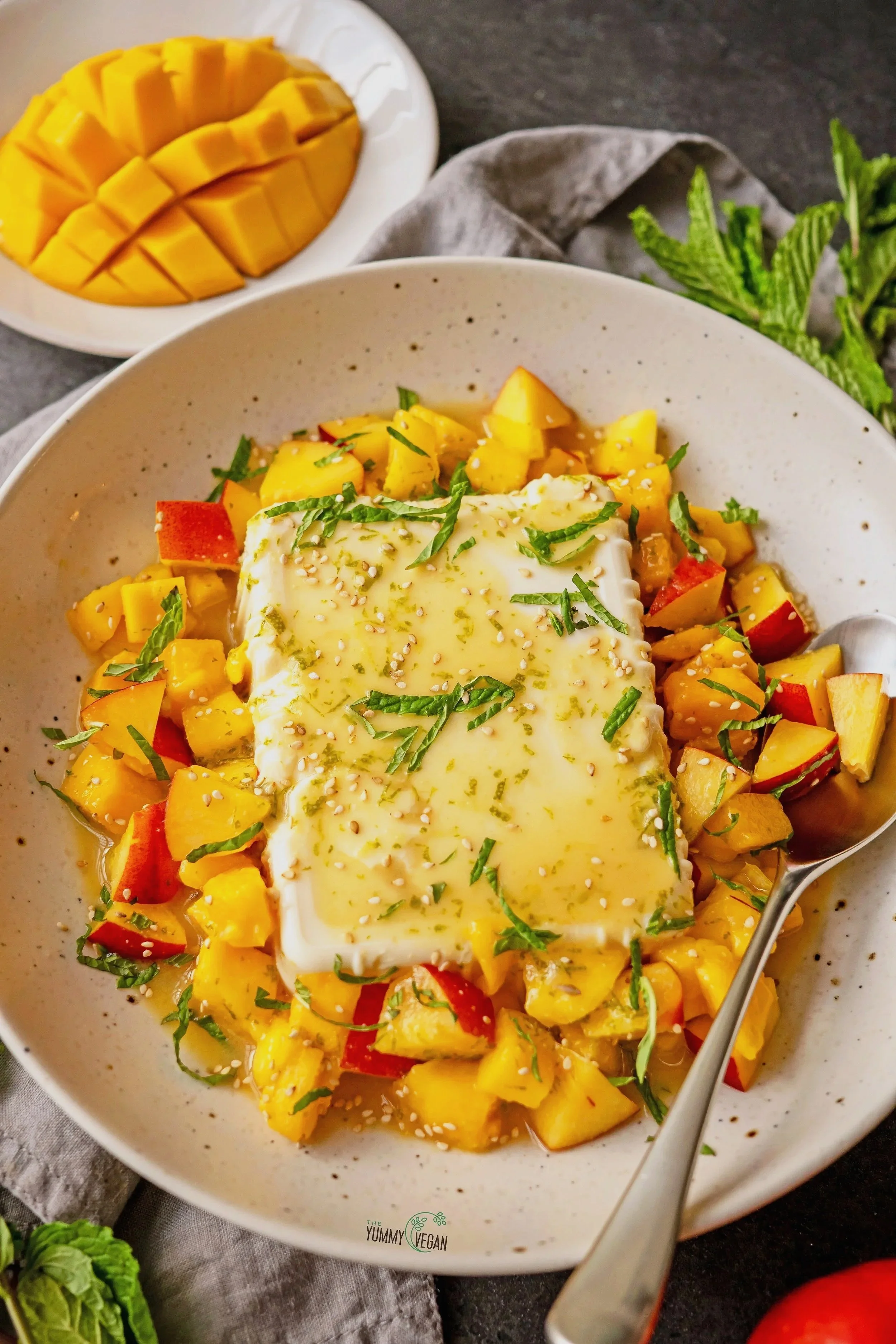 Summer Fruit &amp; Silken Tofu Salad
