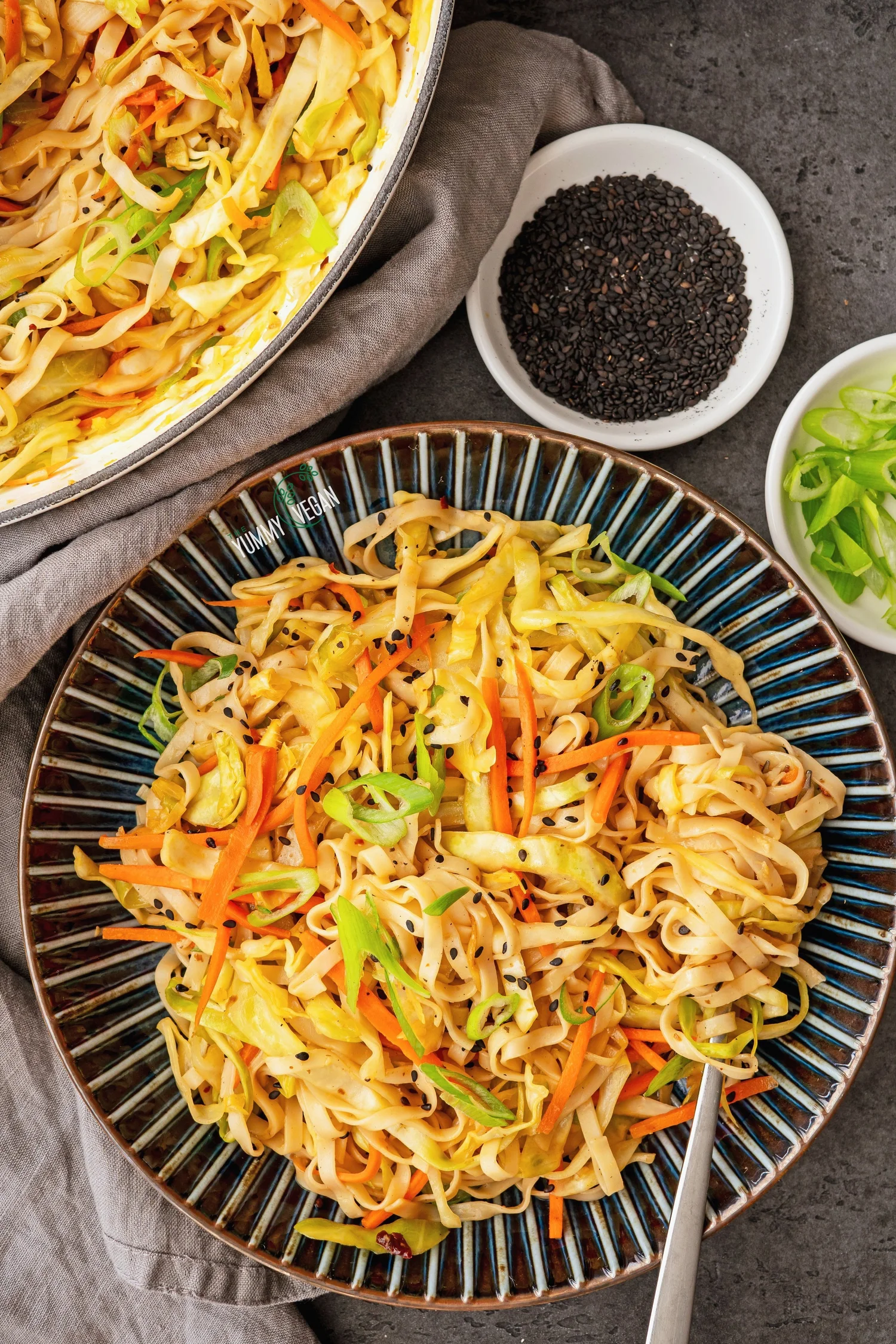 Asian Style Cabbage & Noodles — The Yummy Vegan
