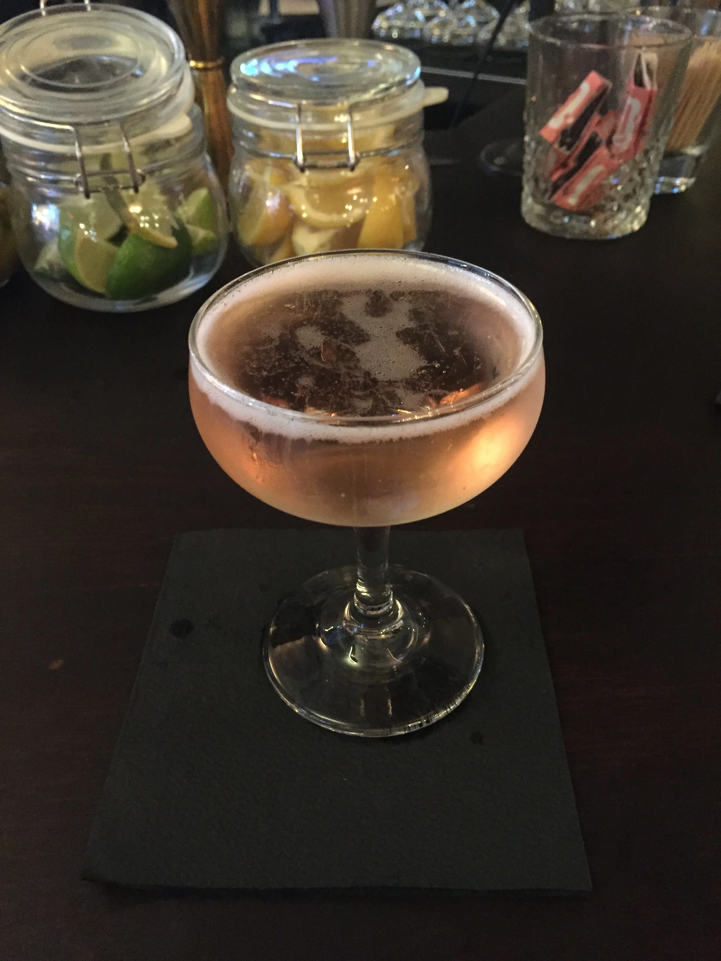 Sparkling rose at Lady's.