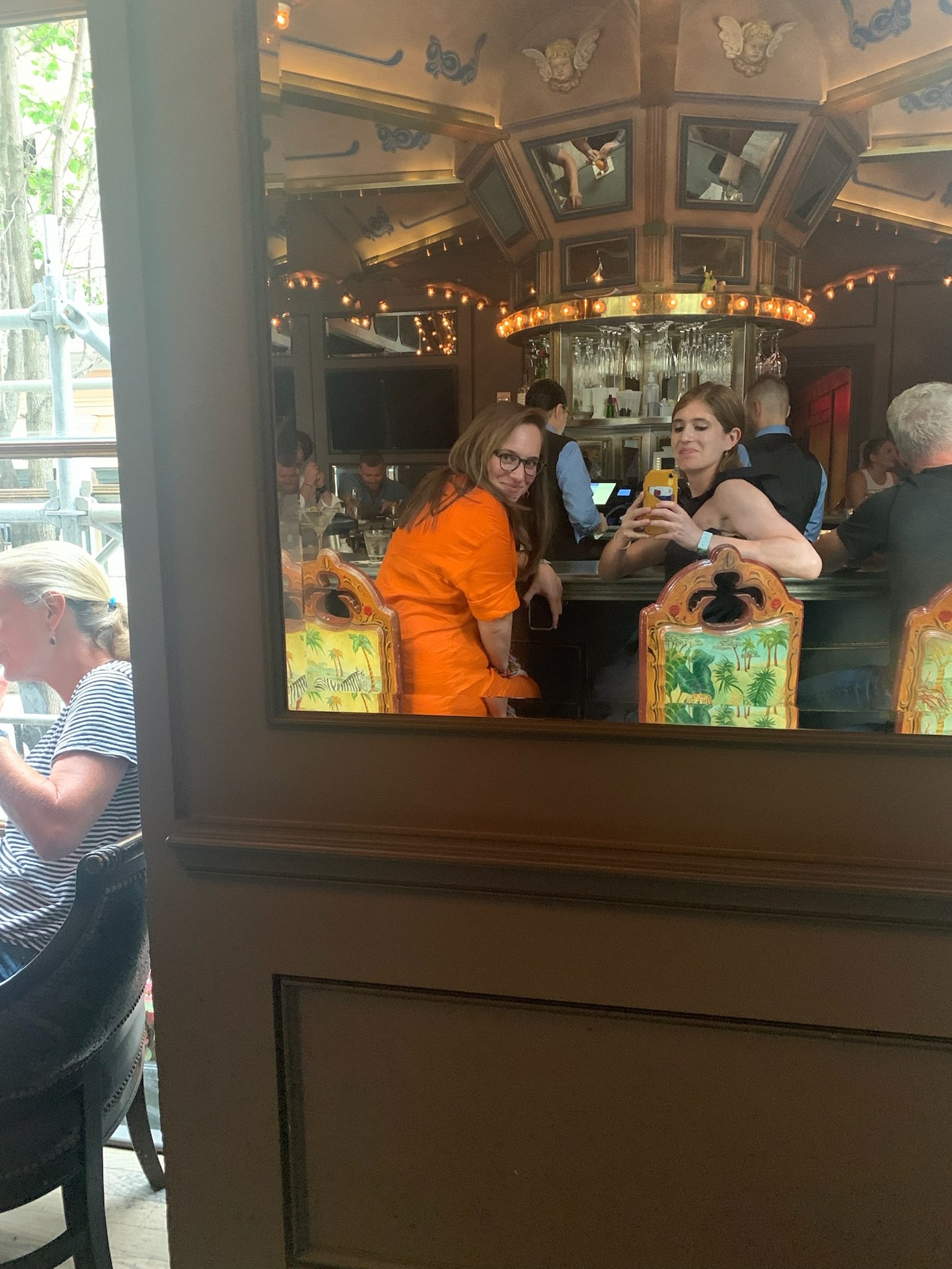 At the Carousel Bar