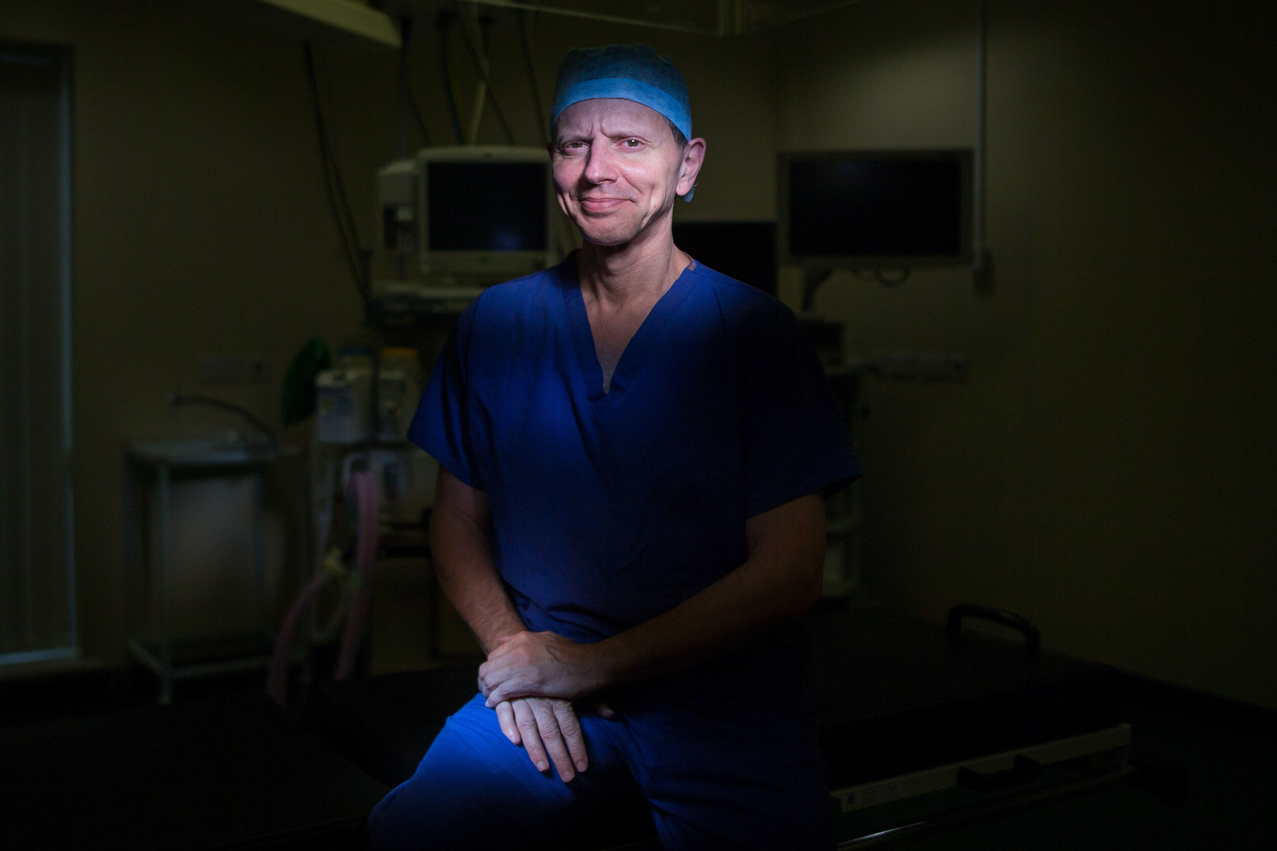 Carlos Heras-Palou, 53, performing hand surgery at Derby Nuffield Hospital. Mr Heras-Palou, an orthopaedic specialist surgeon, may have had his career saved by a new drug called 'Patisiran'. The rare disease, hereditary transthyretin-mediated amyloi