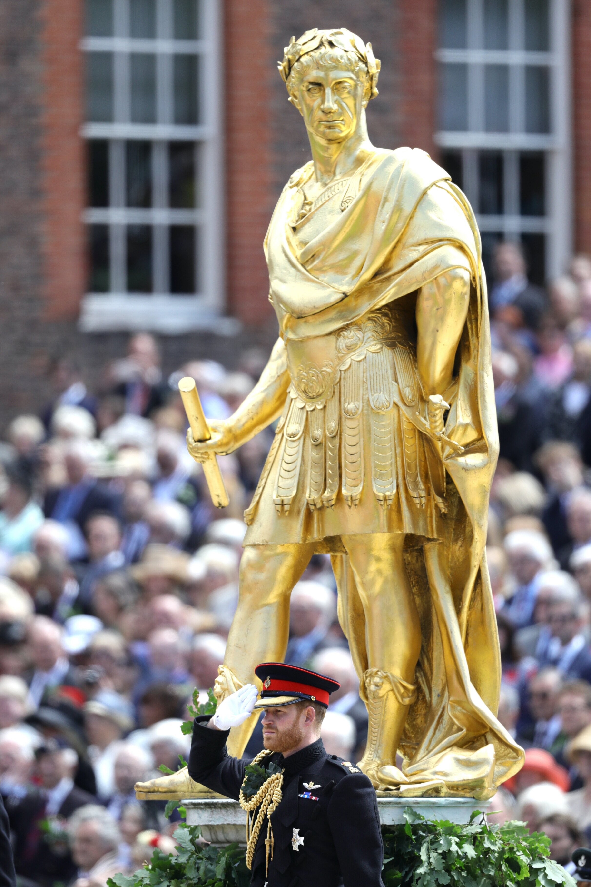  The Duke of Sussex during Founder's Day celebrations at the Royal Hospital Chelsea in west London. Picture by: Aaron Chown/PA Images. Date taken: 06-Jun-2019 