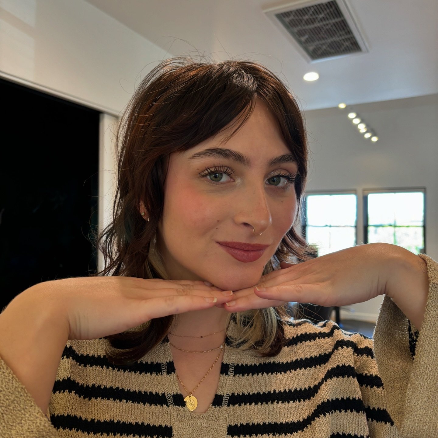 Fresh n&rsquo; fluffy brow lamination done by Sarina in OC @ocbrowboss 🤍