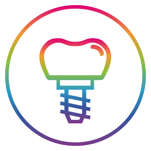 Dentures using dental implants icon at Dental Smiles Colchester
