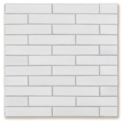 TERRACOTTA  2 X 8 - PURE WHITE