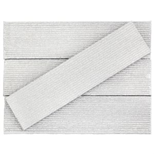 Sherbourne Ribbed Glossy White | 2.5 x 9