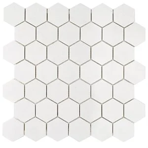 Thassos Premium Marble 2" Hex