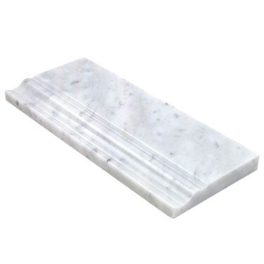 White Carrara Base Board