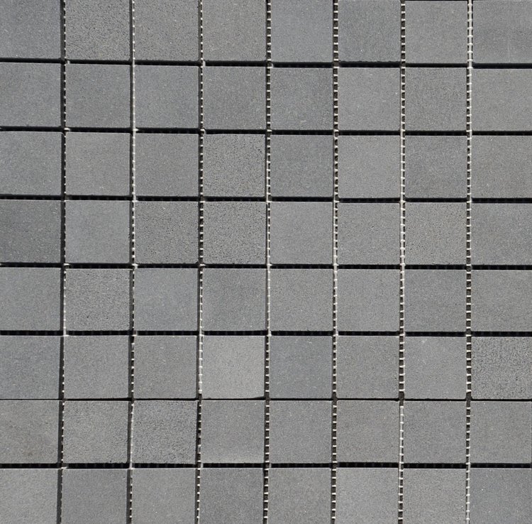 Dark Grey Basalt 1.25" Mosaic 