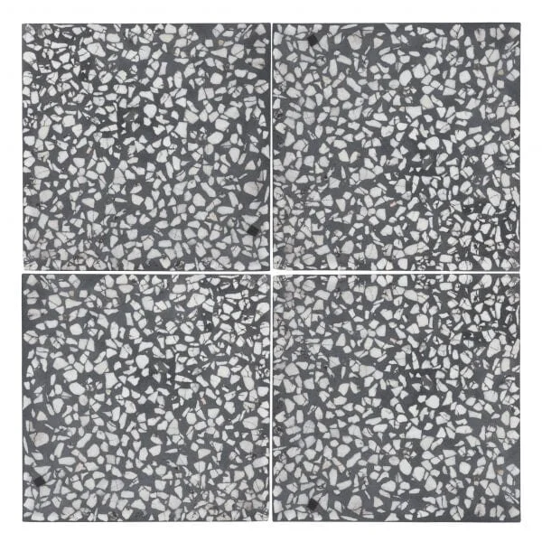 Nero Terrazzo 7.9" x 7.9" x 5/8"