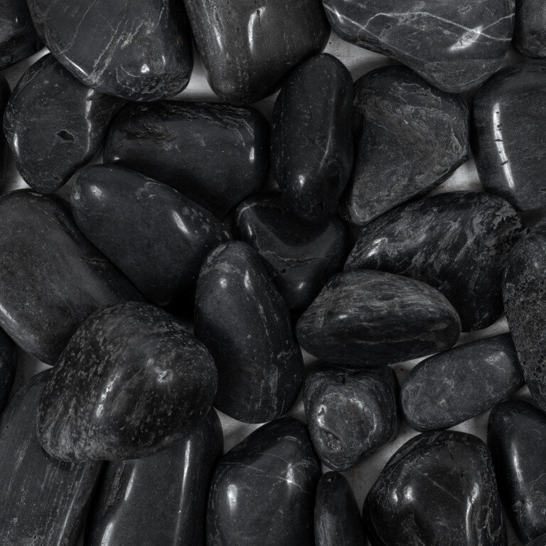 Black Ultra Polished Pebbles