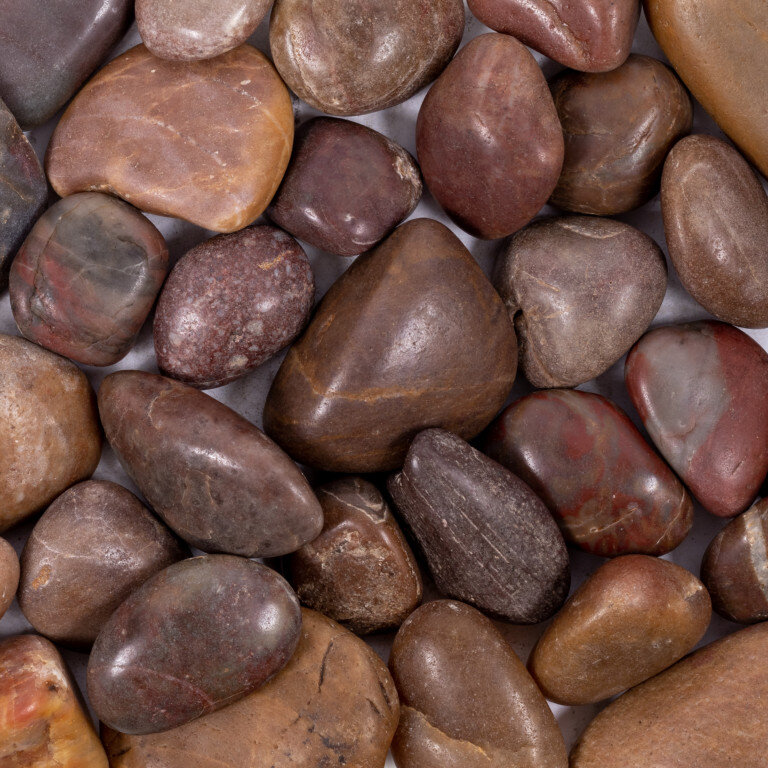 Red Polished Pebbles