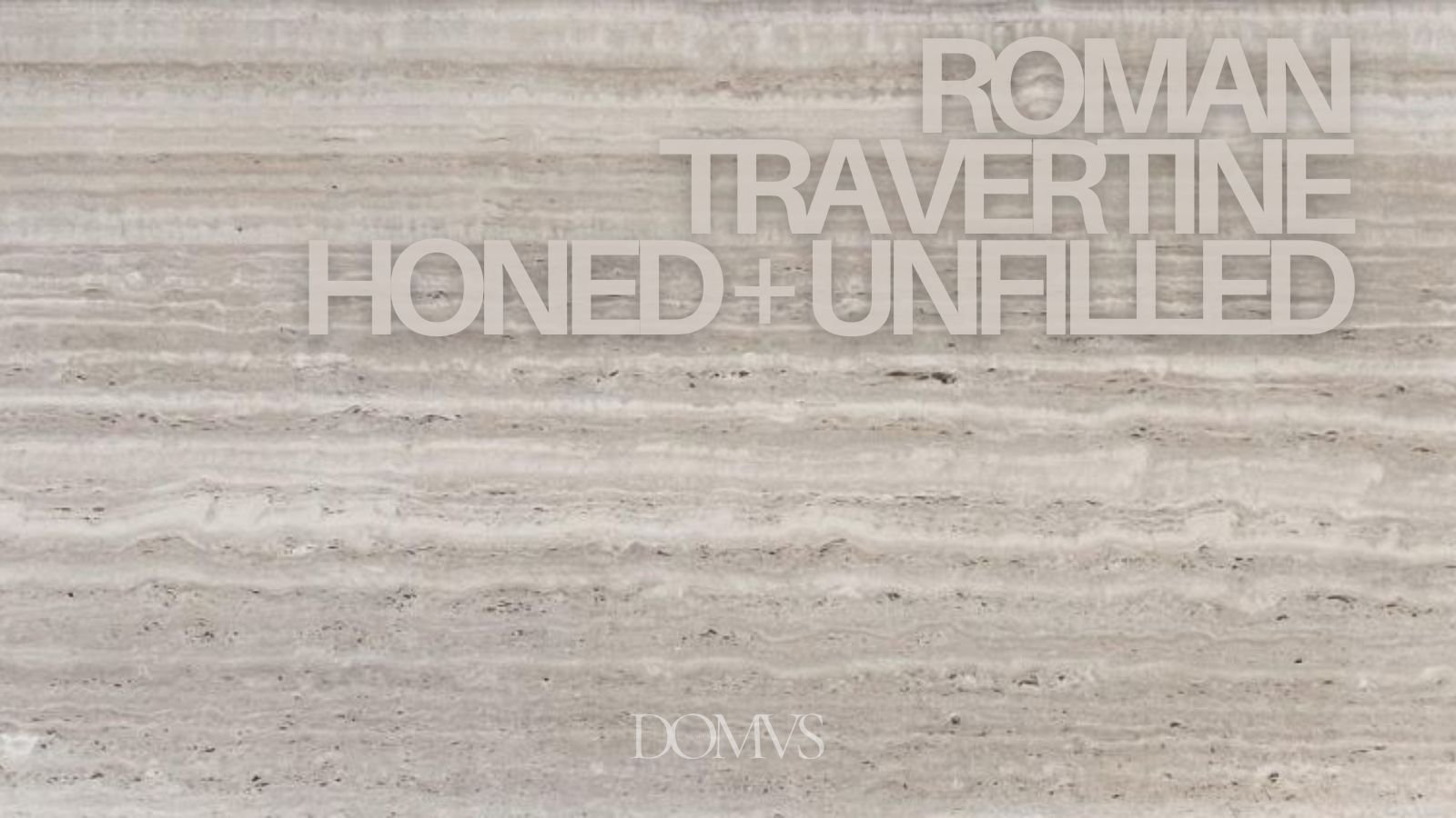 Roman Travertine  - Honed + Unfilled, VC