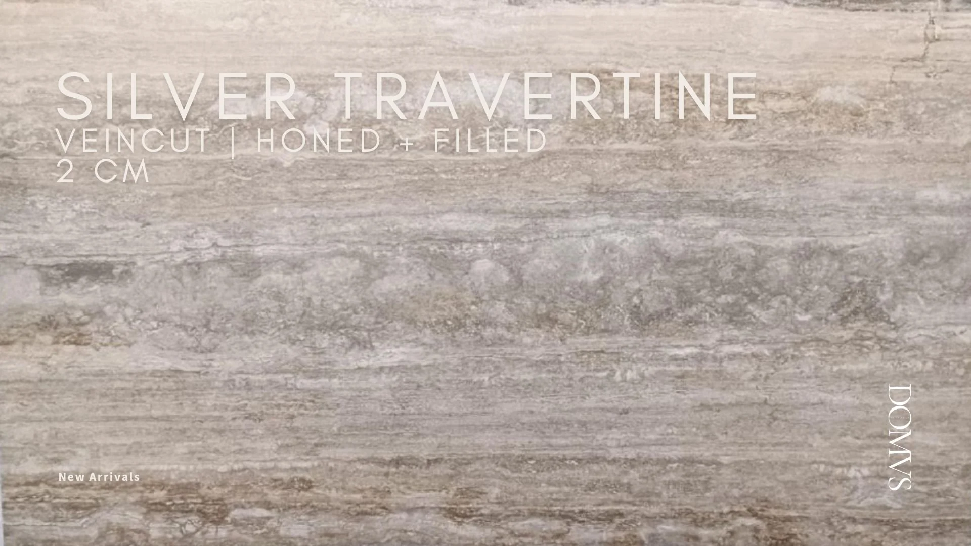 Silver Classic Travertine Slabs: Veincut, Honed &amp; Filled for Elevated Design