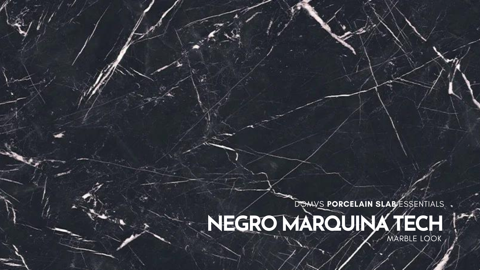 Negro Marquina Tech Porcelain Slab — The Ultimate Surface Solution for Luxury Hospitality Reception Areas