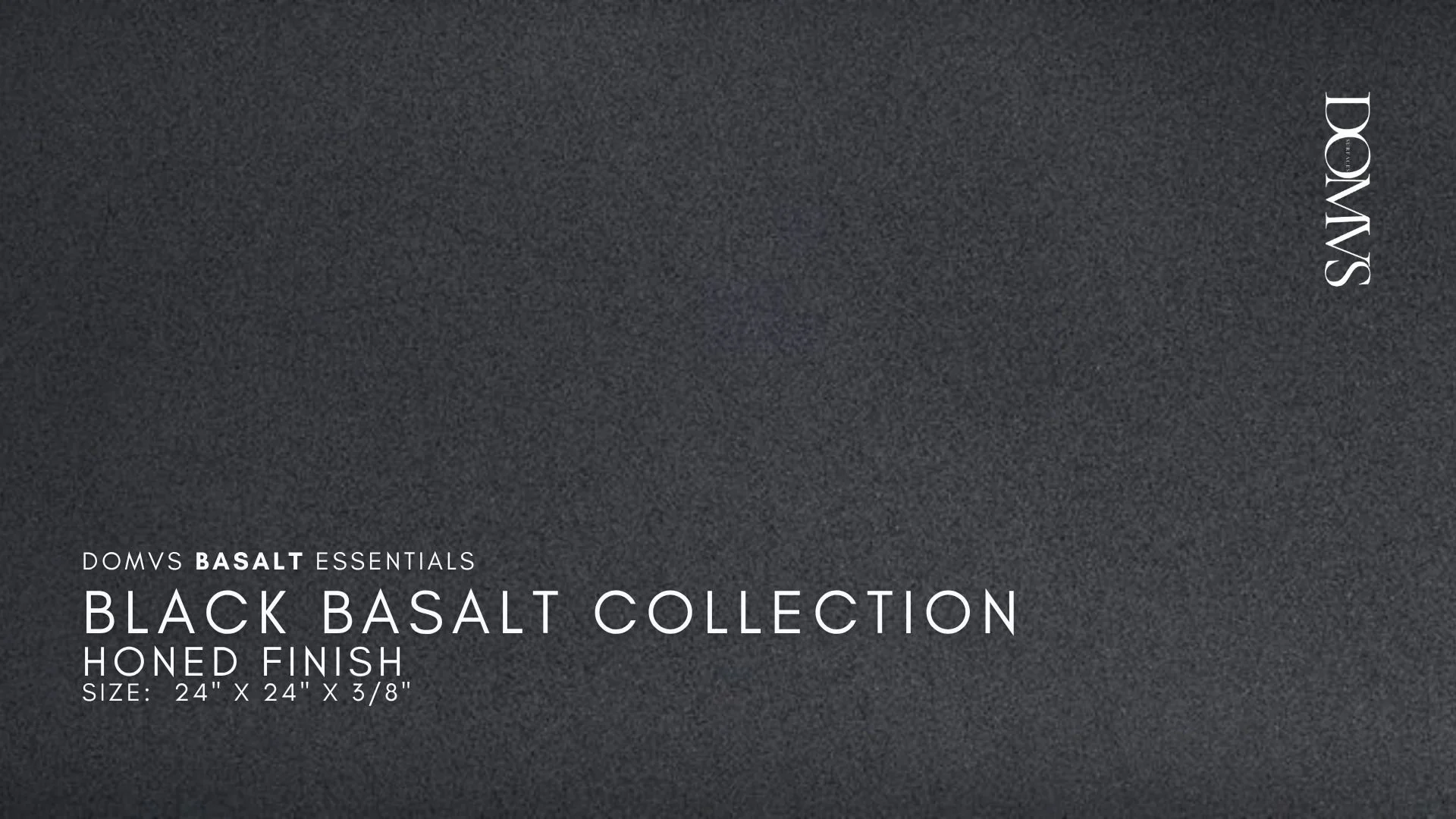 Black Basalt Honed | 24" x 24" x 3/8"
