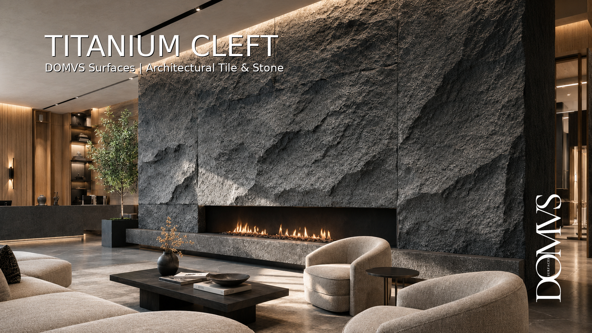 TITANIUM Cleft: Mountain-Inspired Wall Cladding
