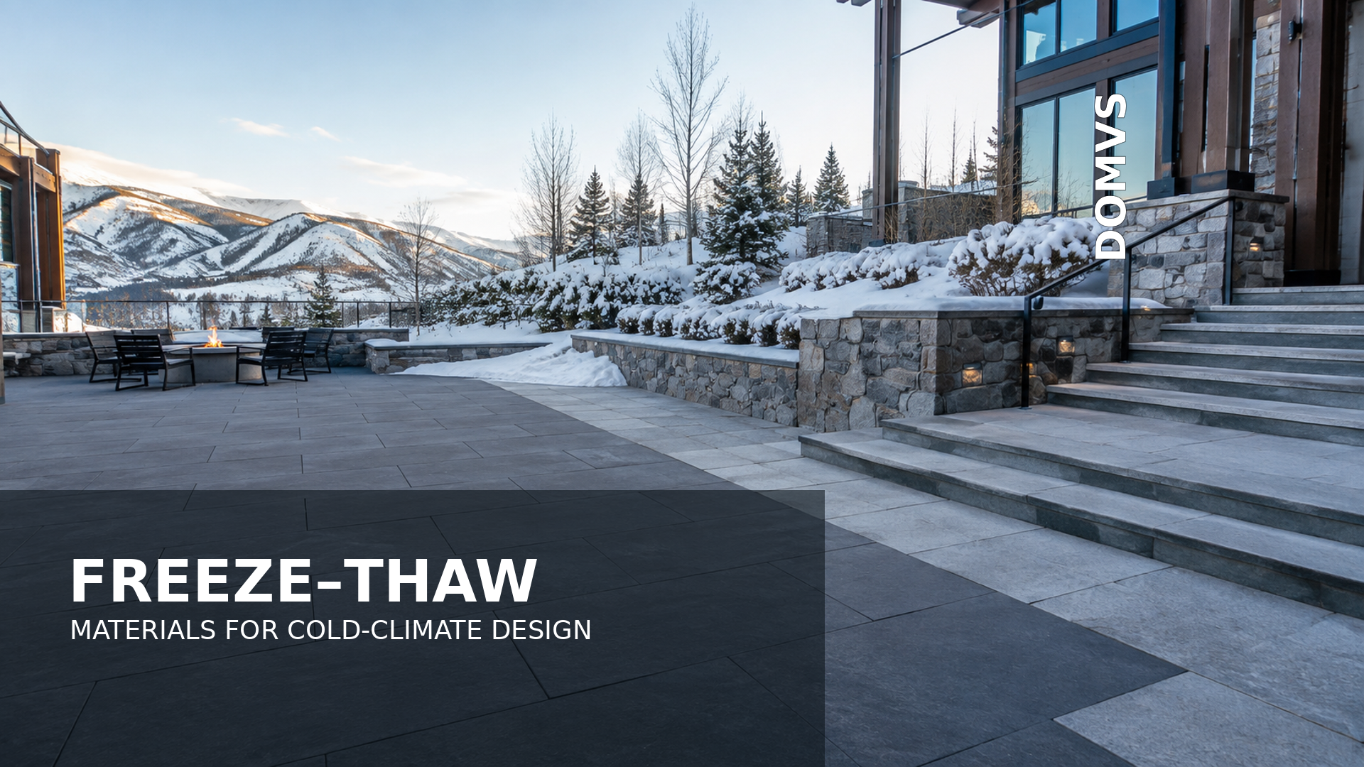 What Is Freeze–Thaw? A Specifier’s Guide to Exterior Stone and Porcelain