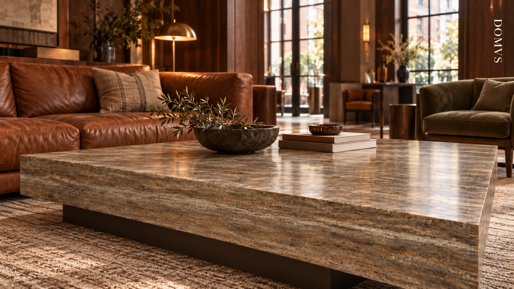 How Do You Specify a Travertine Coffee Table for a Hotel Lounge?