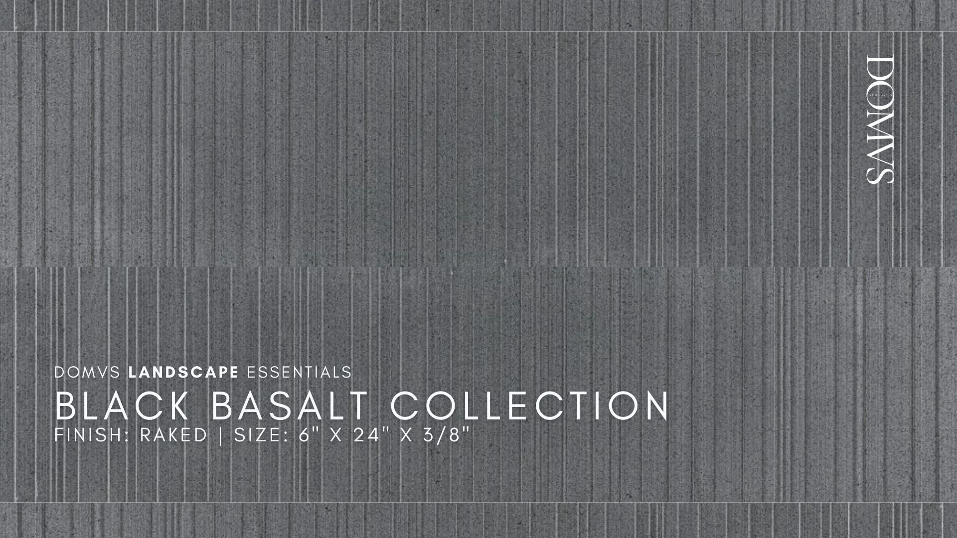 Black Basalt Raked 6" x 24" x 3/8". In Stock Now. We Ship Nationwide!