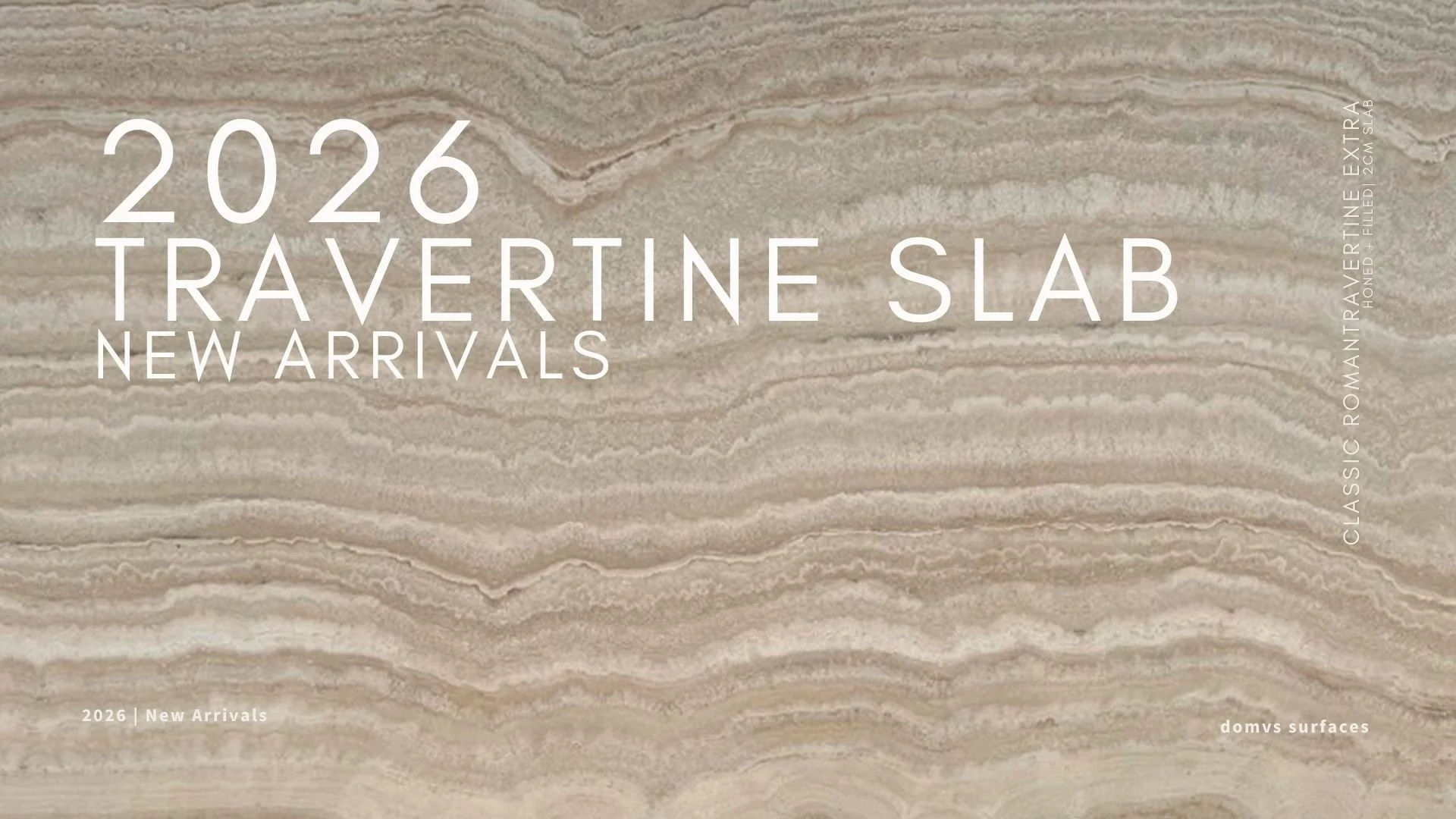 Travertine Slab Catalog by DOMVS Surfaces