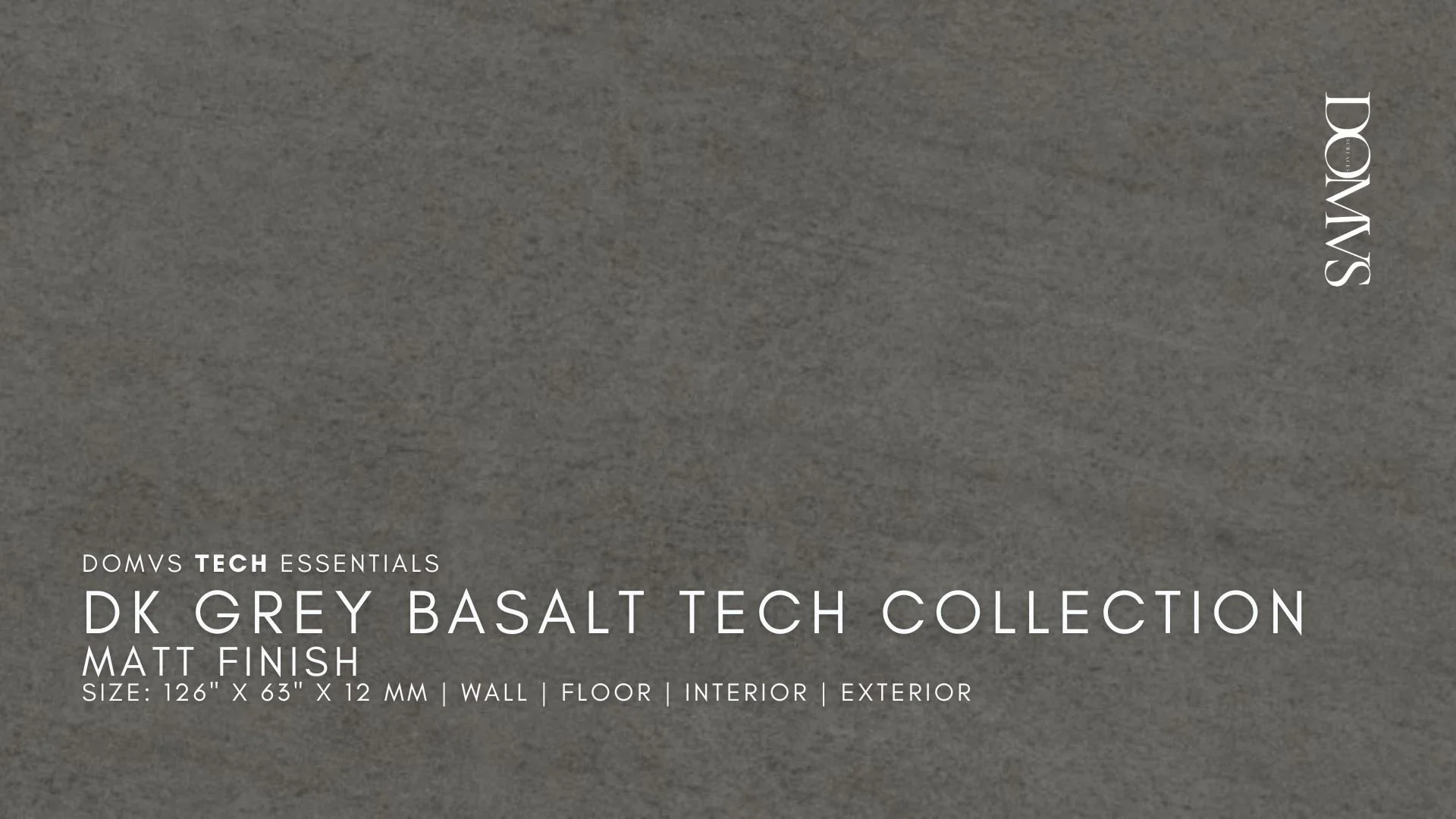 Porcelain Dark Grey Basalt Slab 12 mm. In Stock Now. We Ship Nationwide!