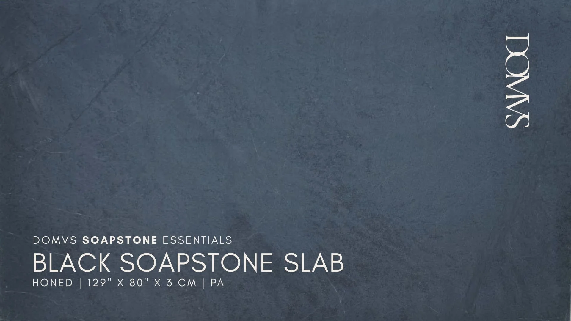 Black Soapstone Slab in 3 CM. In Stock Now. We Ship Nationwide!