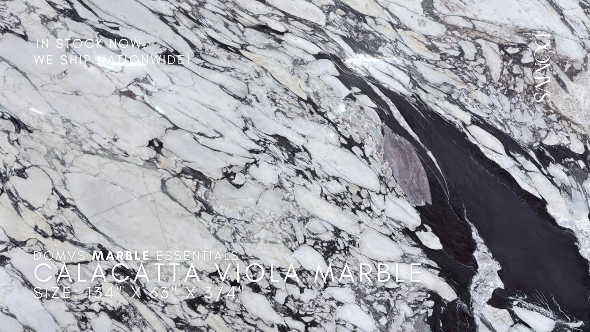 Calacatta Viola Marble Slab. Ships Nationwide!