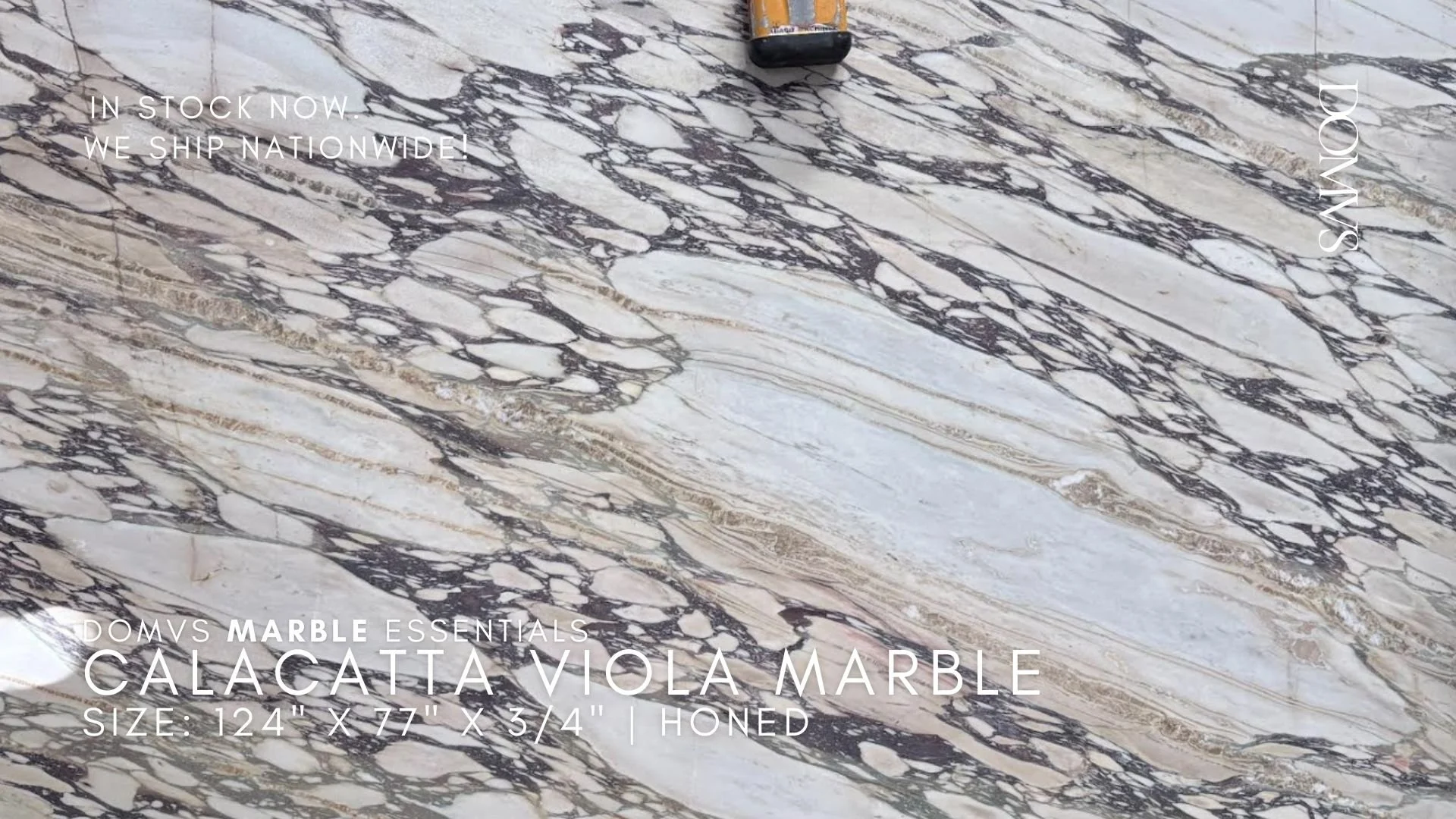 Calacatta Viola Marble Slab. Immediate Delivery!