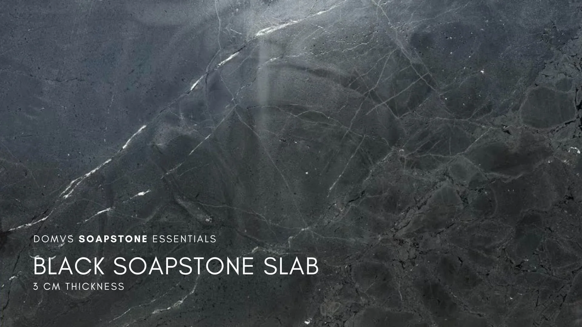 Soapstone Leathered Black 3 CM Slab.Recommended for Commercial and Hospitality Projects.