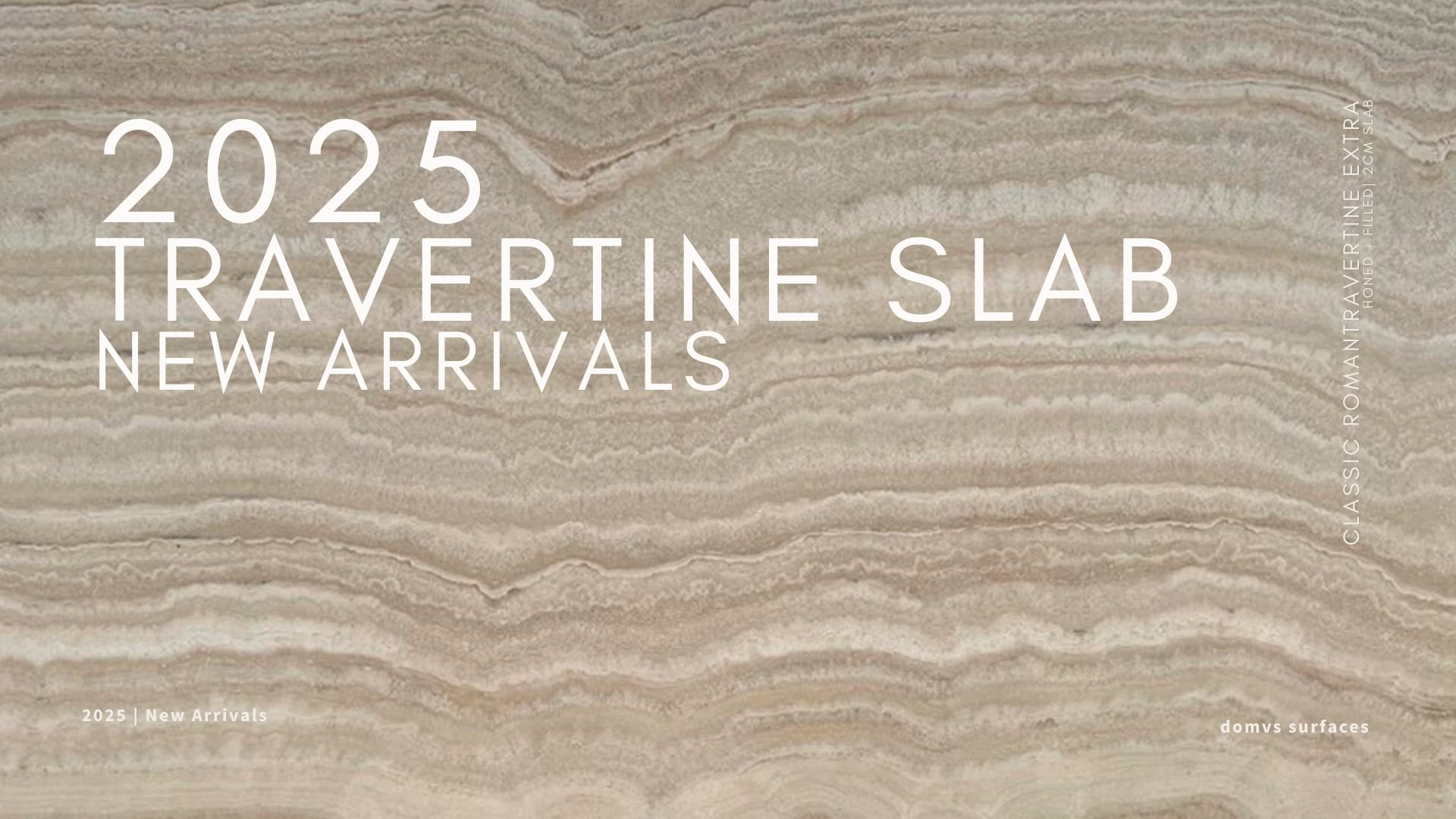 2025 Travertine Slab Catalog. In Stock Now. We Ship Nationwide.