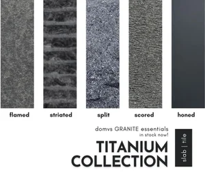 Premium Titanium Granite Collection - In Stock Now. We Ship Nationwide ...