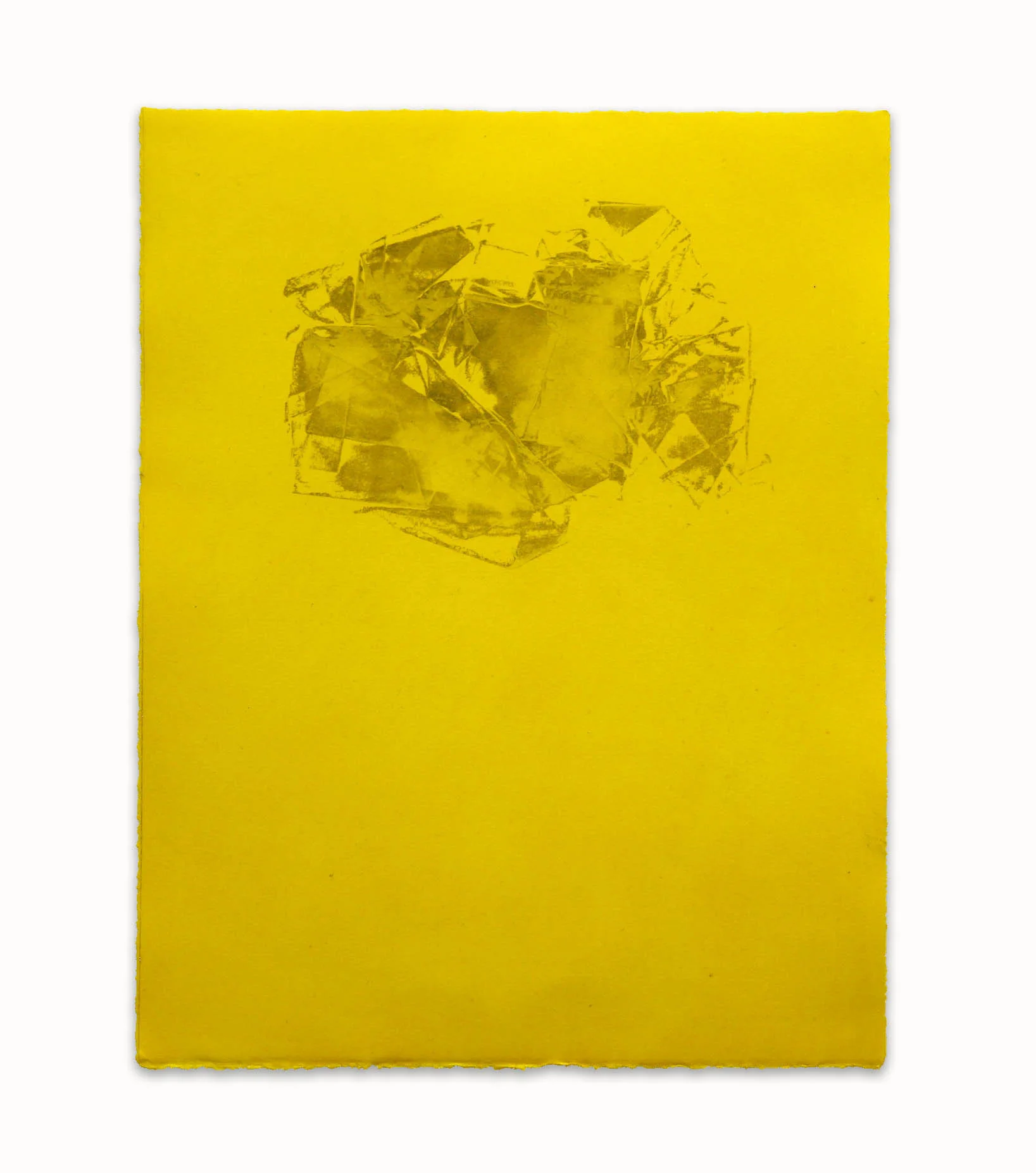 Inside Cadmium Yellow - 2017 Etching on paper E 1/4 48,3 x 37,6 cm
